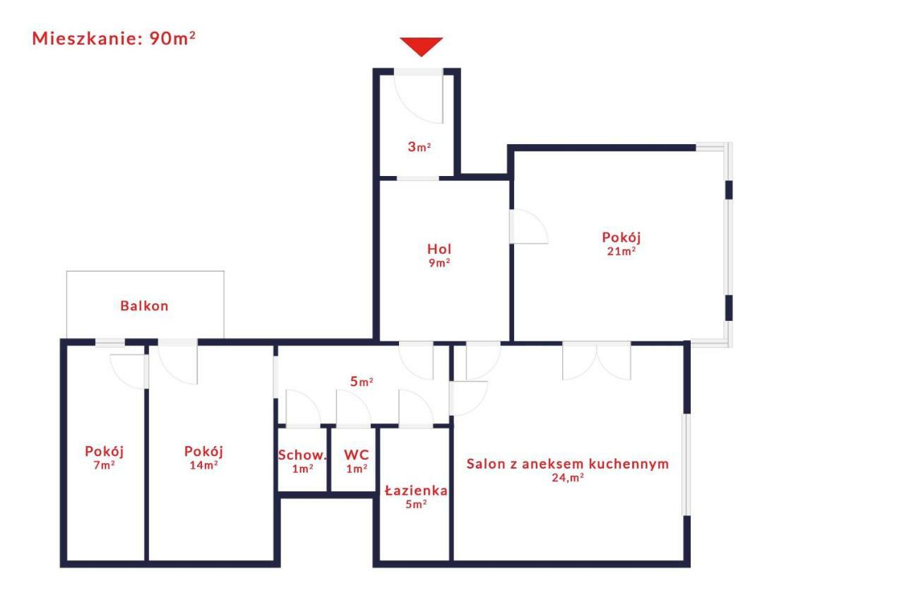 Tenement Apartment 90M2 City Center คราคูฟ ภายนอก รูปภาพ